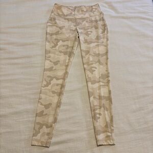 Zelos Cream Camo Leggings